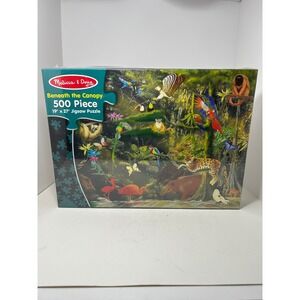 Melissa & Doug Beneath the‎ Canopy 500 Piece Jigsaw Puzzle 19x27 Rainforest 3172